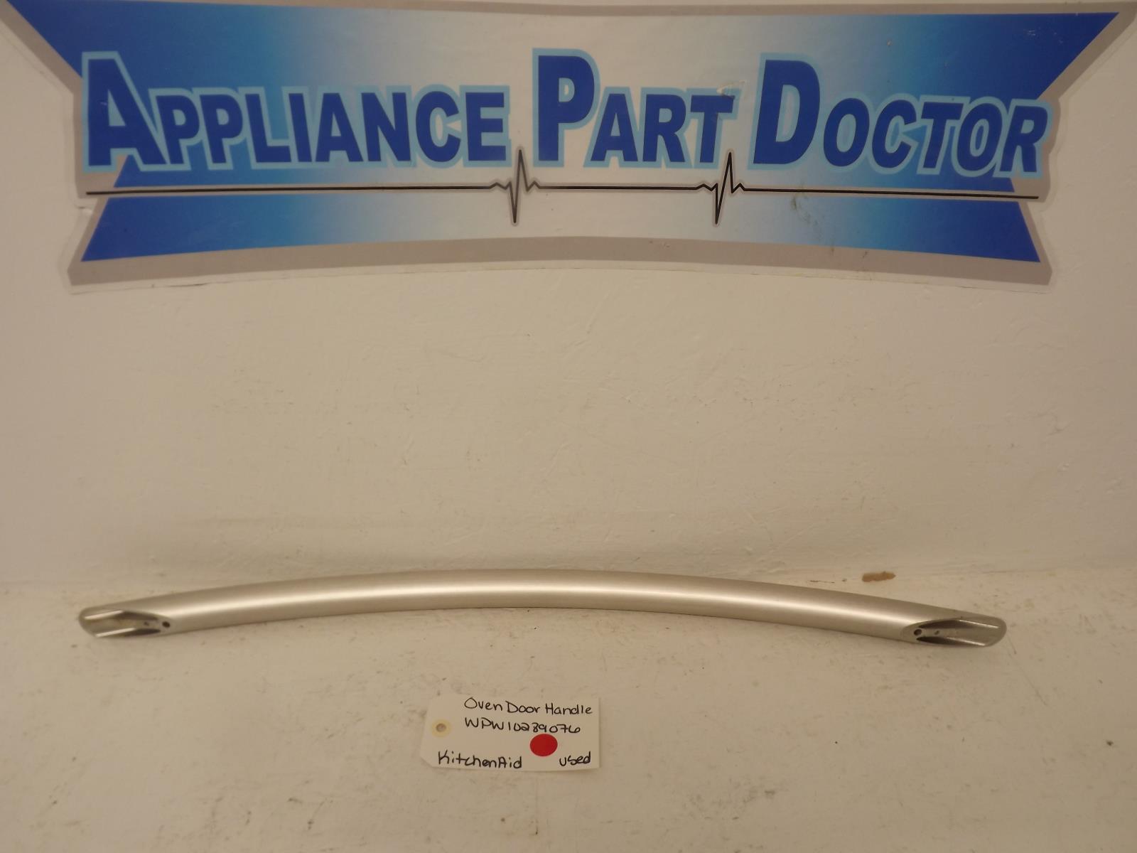 KitchenAid Range WPW10289076 Oven Door Handle Used KitchenAid Range WPW10289076 Oven Door Handle Used